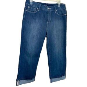 NYDJ Women’s Cuffed Capri Jeans Size 8
